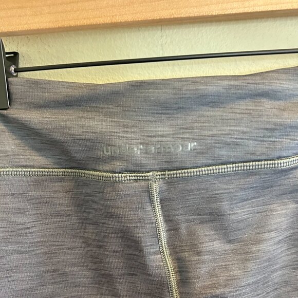 Under Armour Cold Gear Leggings Grey Womens Size Small Space Dye Pocket Pants - Picture 6 of 8